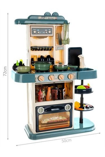 Toy kitchen 72cm blue + pair