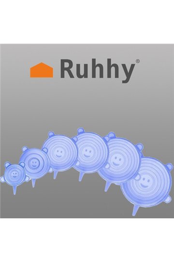 Silicone lids - set of 6