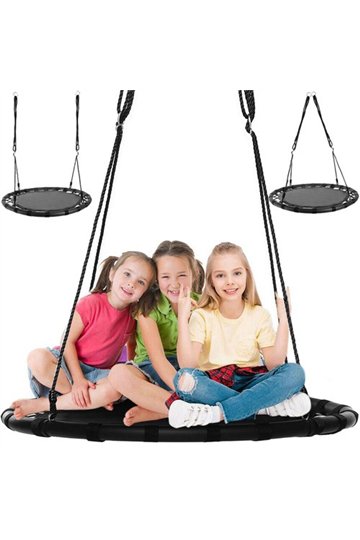 Stork&39s nest swing 100 cm black
