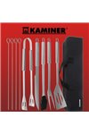 Barbecue tools - set of 9 accessories + case