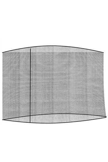 Mosquito net for garden umbrella 3.5m - black