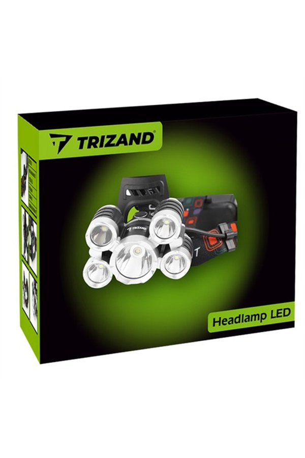 5 x T6 CREE LED priekinis žibintas