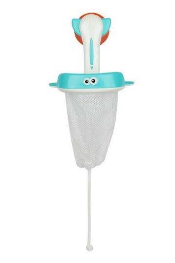 Bath toys with strainer