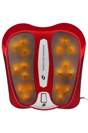 Foot massager with heating