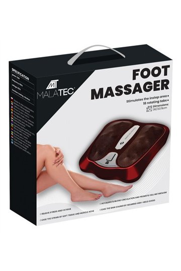Foot massager with heating
