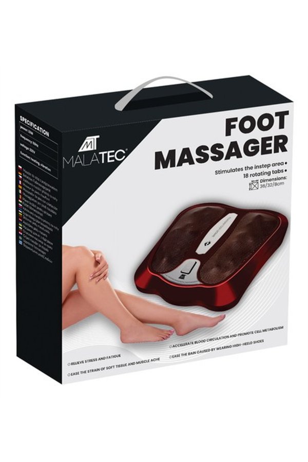 Foot massager with heating