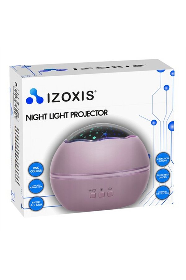 Night light with projector - pink LP16859