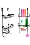 Hanging shower shelf - black