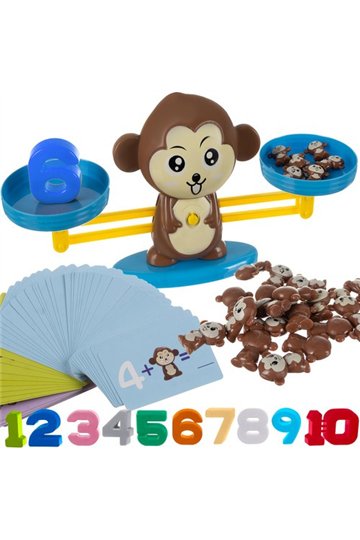 Educational game monkey - scale scale