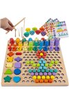 Wooden puzzle - beads DU17252