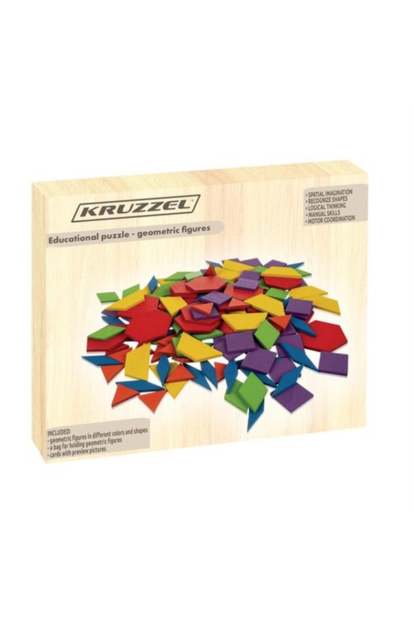 Educational puzzle - geometric shapes