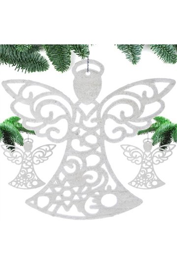 Christmas baubles/ tree pendants - angels - 3 pcs.