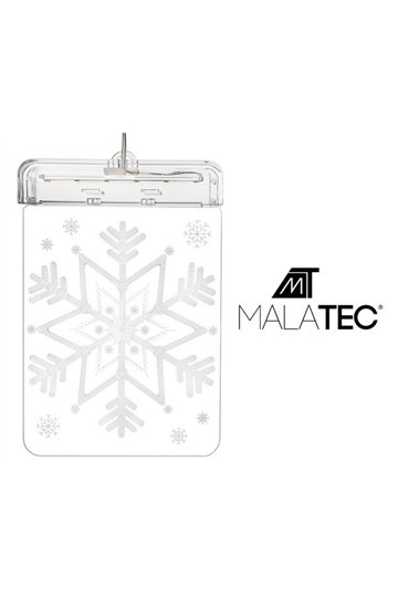 3D LED vitražas - snaigė