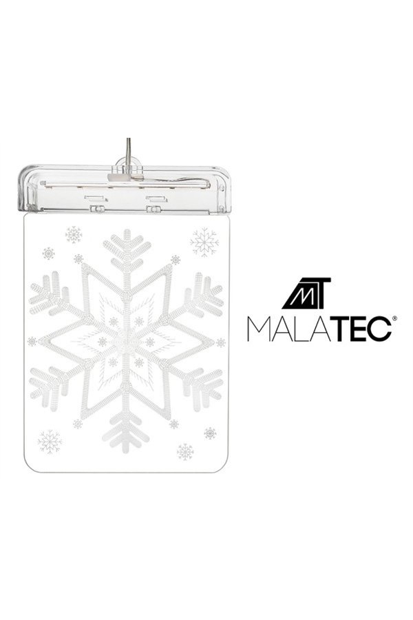 LED 3D-lasimaalaus - lumihiutale