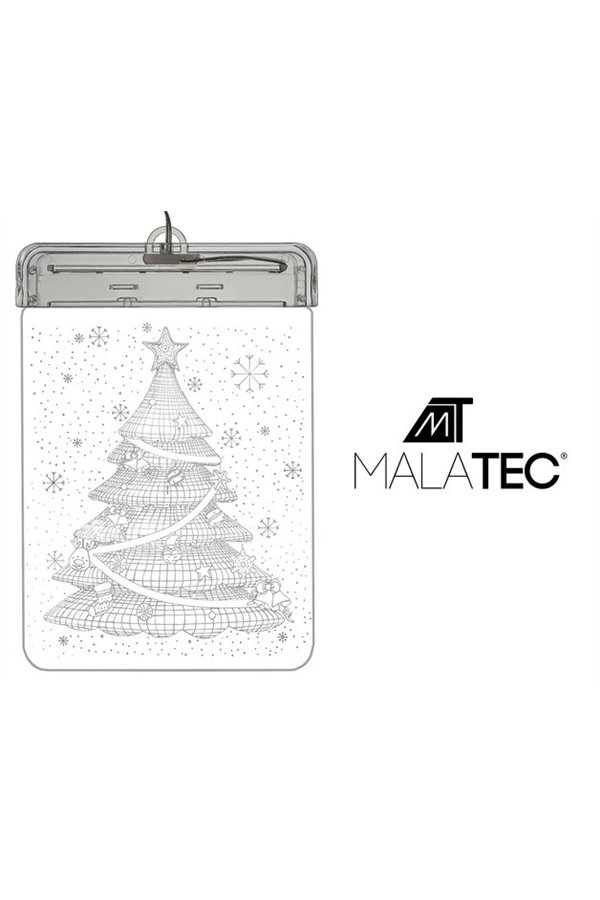 LED 3D stained glass - Christmas tree