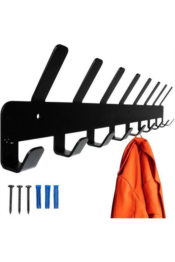Wall hanger (17 hooks) - black