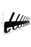Wall hanger (17 hooks) - black