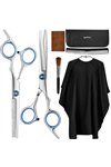 Hairdressing scissors 2 pcs + accessories