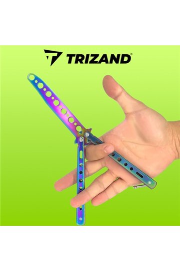 Butterfly Knife for Training - Rainbow