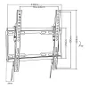 Подставка для ТВ MacLean MC-412 32" 70" 45 kg