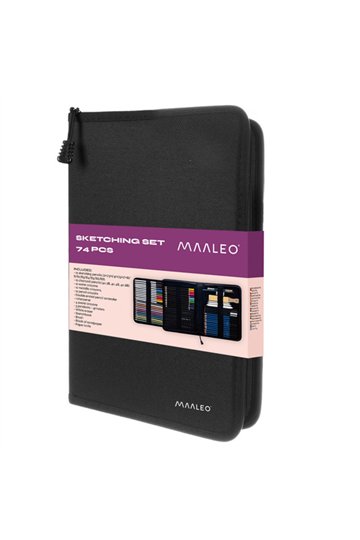 Sketching set 74pcs Maaleo 19178