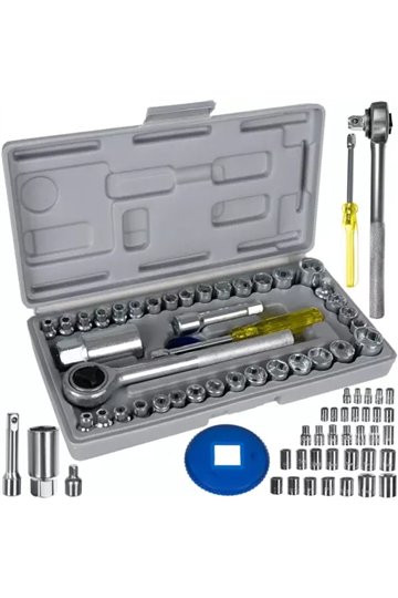 Socket wrench set - 40 pcs. Bigstreen 19168
