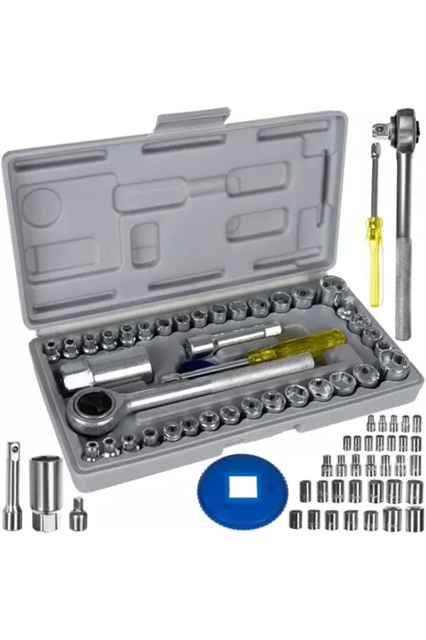 Socket wrench set - 40 pcs. Bigstreen 19168