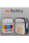 Crochet set 85 pcs Ruhhy 19456