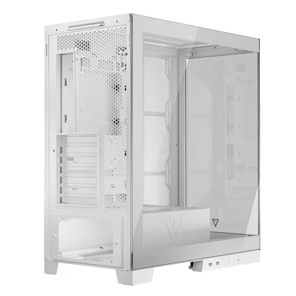 ATX Semi-tower Korpus Modecom AT-SPACE-PG-NF-10-000000-0002 Valge