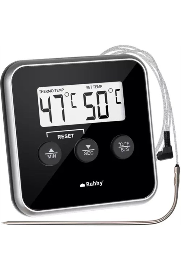 Kitchen thermometer with probe Ruhhy 19155