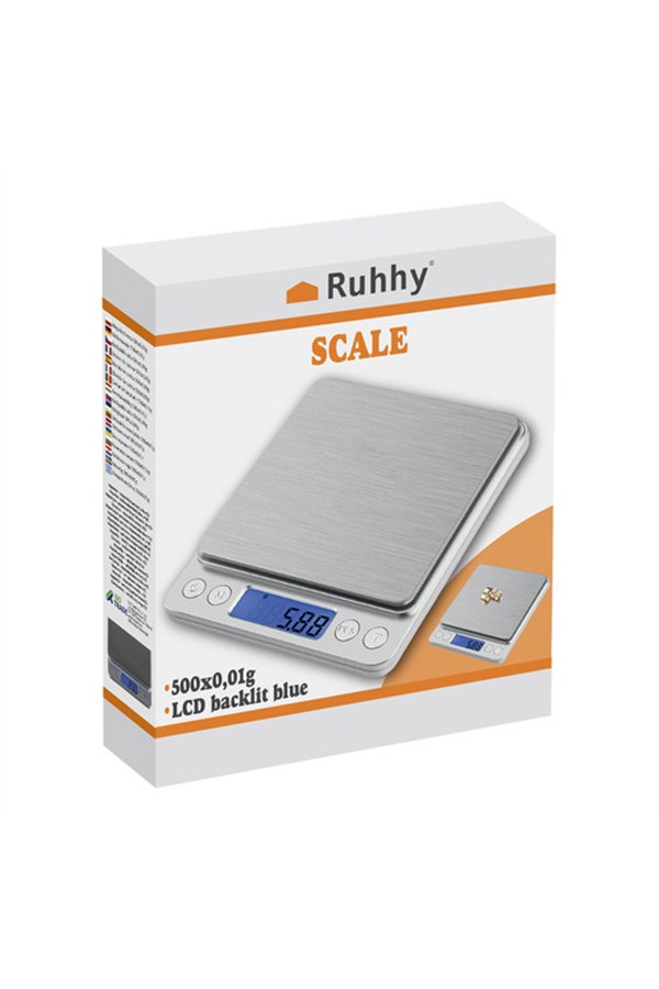 Kitchen scale 500x0.01g Ruhhy 19899