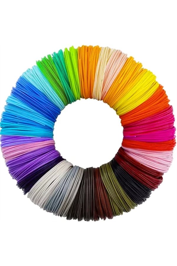 PLA 3D filaments - 30 pcs. x 3m 19875