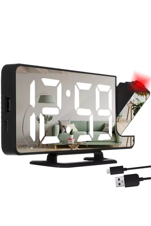 Alarm clock - LED clock with projector Izoxis 19576