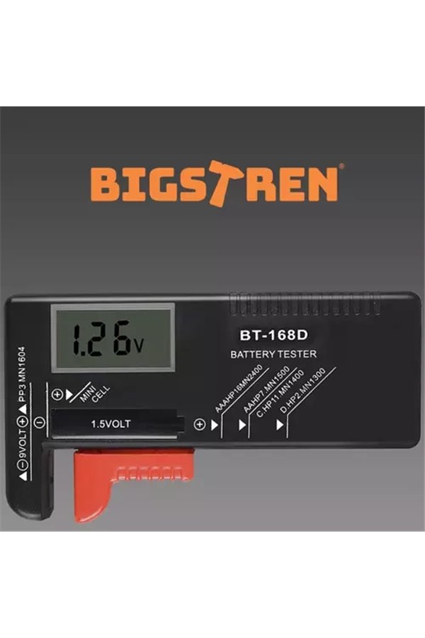 Bigstreen 19898 Battery Tester/Meter