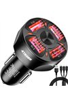 Car charger 4x USB + cable Xtrobb 19907