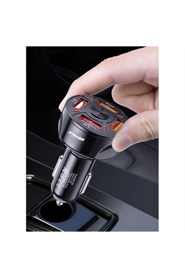 Car charger 4x USB + cable Xtrobb 19907
