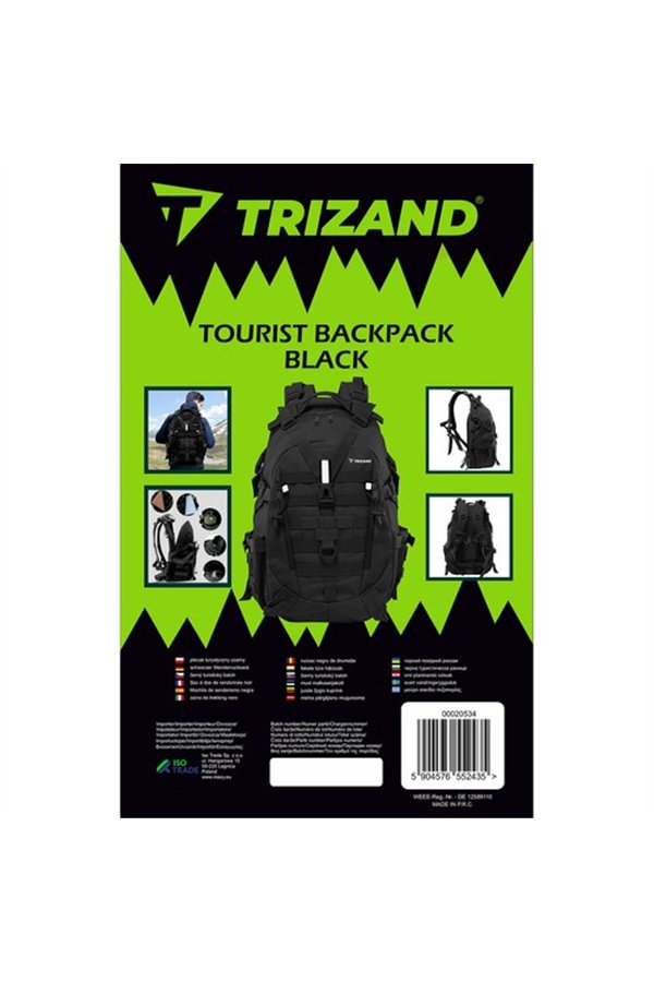 „Trizand 20534“ juoda karinė/žygio kuprinė