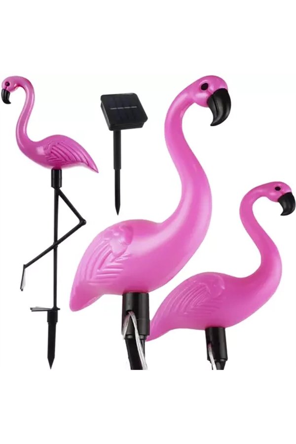 Aurinkokäyttöinen puutarhavalaisin - flamingo Gardlov 21151