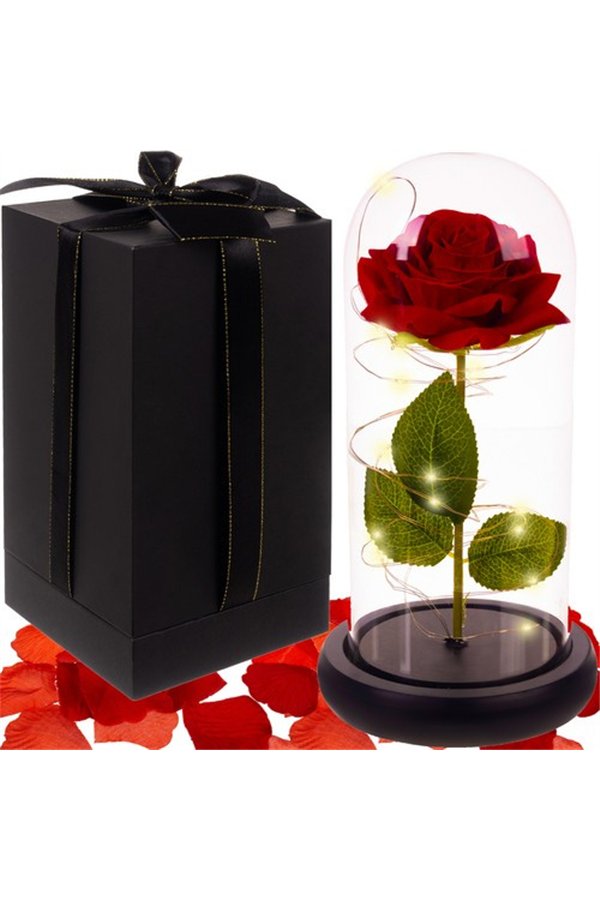 Ruusu lasissa - valoisa Malatec 21619