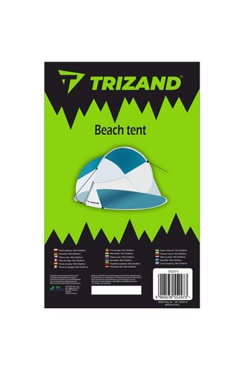 Pludmales telts 190x120x90cm Trizand 20974