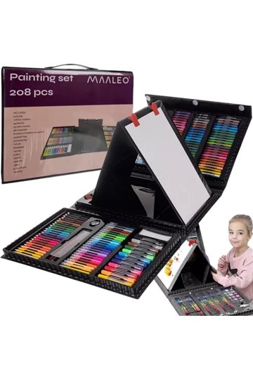 Painting set in a suitcase - 208 pieces Maaleo 21645
