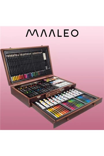 Painting set in a suitcase - 129pcs Maaleo 21644