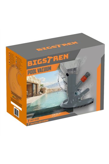 Pool bottom vacuum cleaner