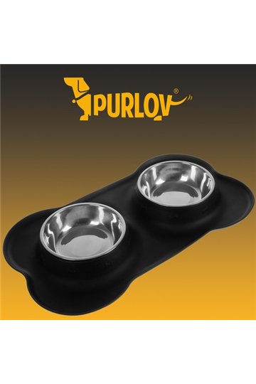 Dubultā bļoda - 450 ml Purlov 21632