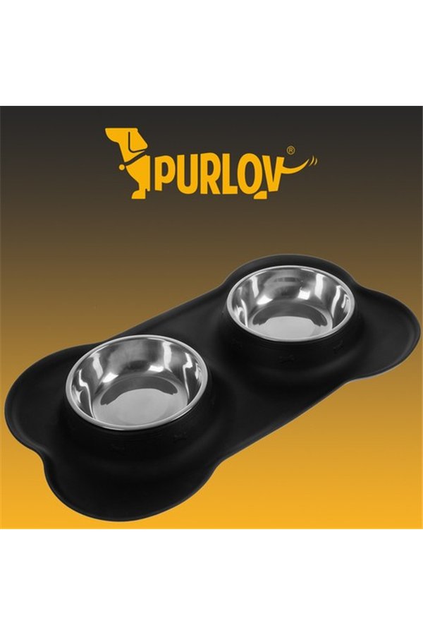 Dubultā bļoda - 450 ml Purlov 21632