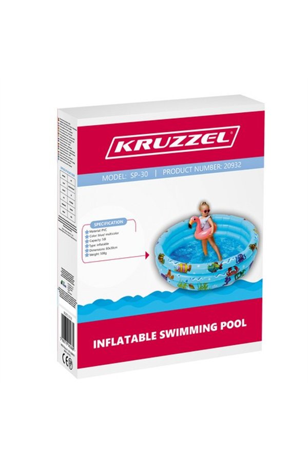 Inflatable pool for children - Kruzzel 20932 paddling pool