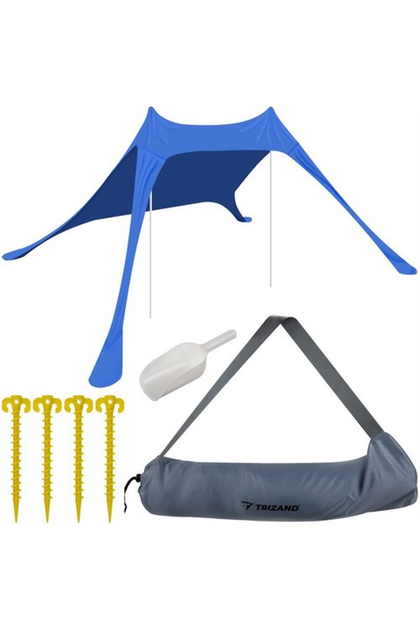 Pludmales telts-lietussargs/pārsegs Trizand 20982