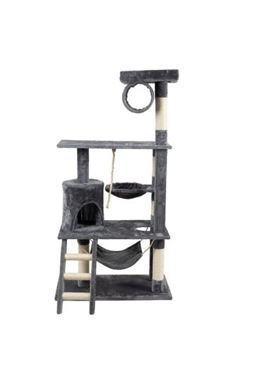 Cat tree 141cm gray Purlov 21713