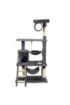 Cat tree 141cm gray Purlov 21713