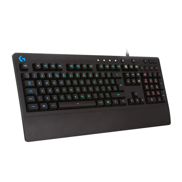 Žaidimų klaviatūra Logitech 920-008093 Ispaniška Qwerty Juoda
